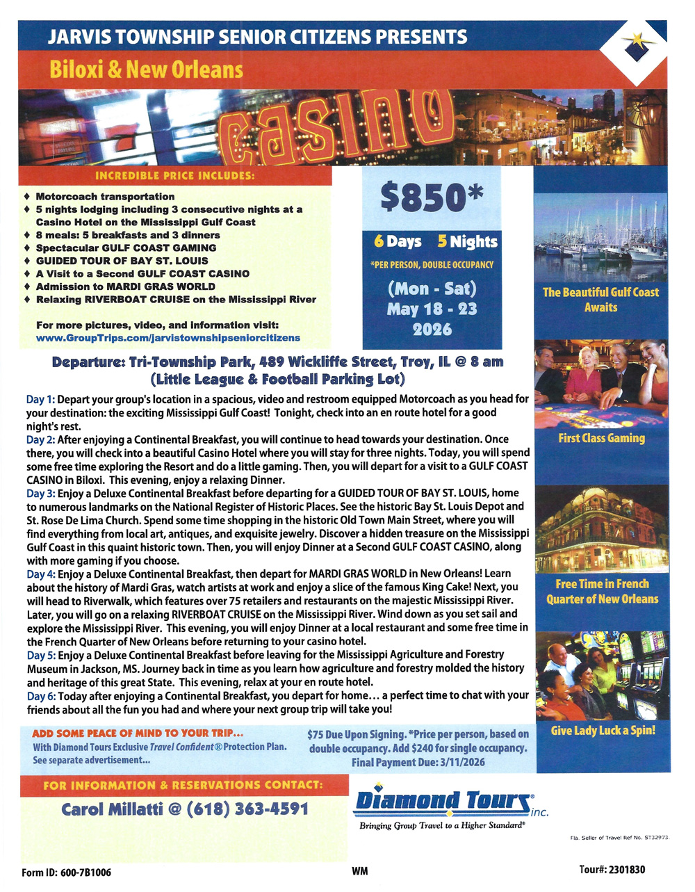 Biloxi & New Orleans Trip